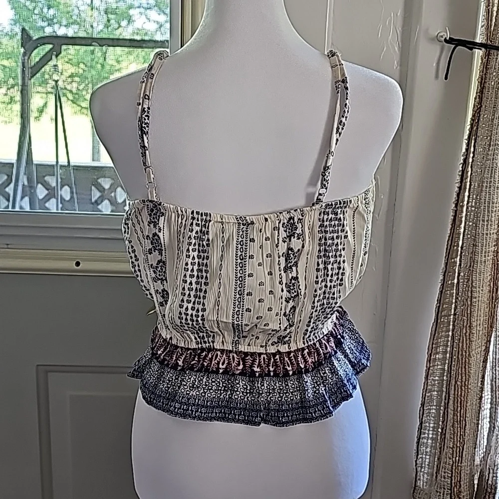 NWT Angie Boho style crop top size Small - Picture 4 of 8